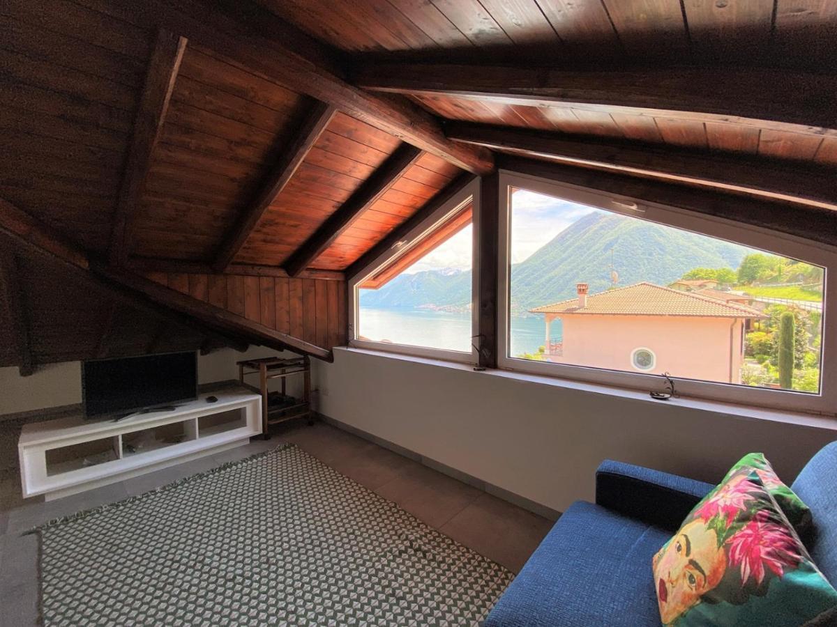 La Rondinella - Loft With Fantastic View On Lake Como Apartment Argegno Exterior photo